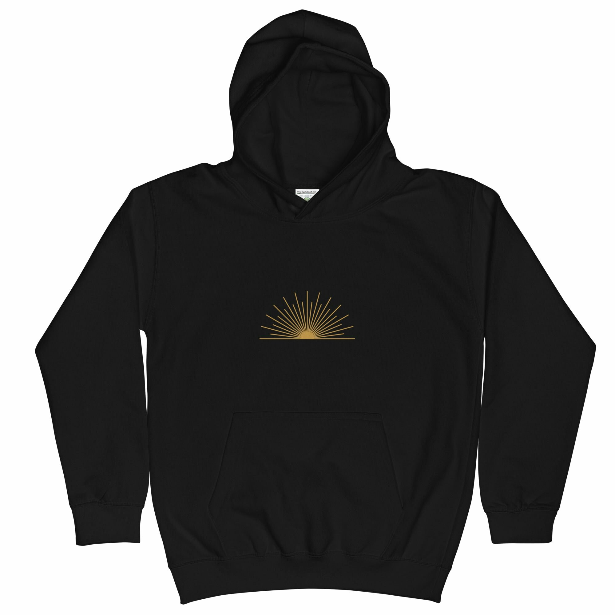 The Coastal Vibe Kids Hoodie (Black)