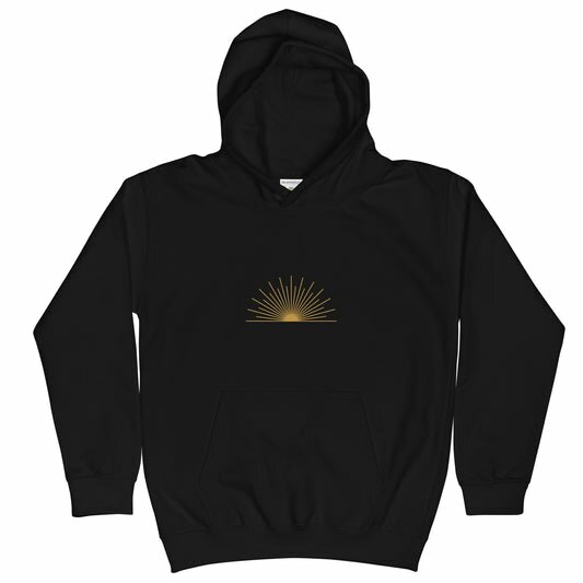 The Coastal Vibe Kids Hoodie (Black)