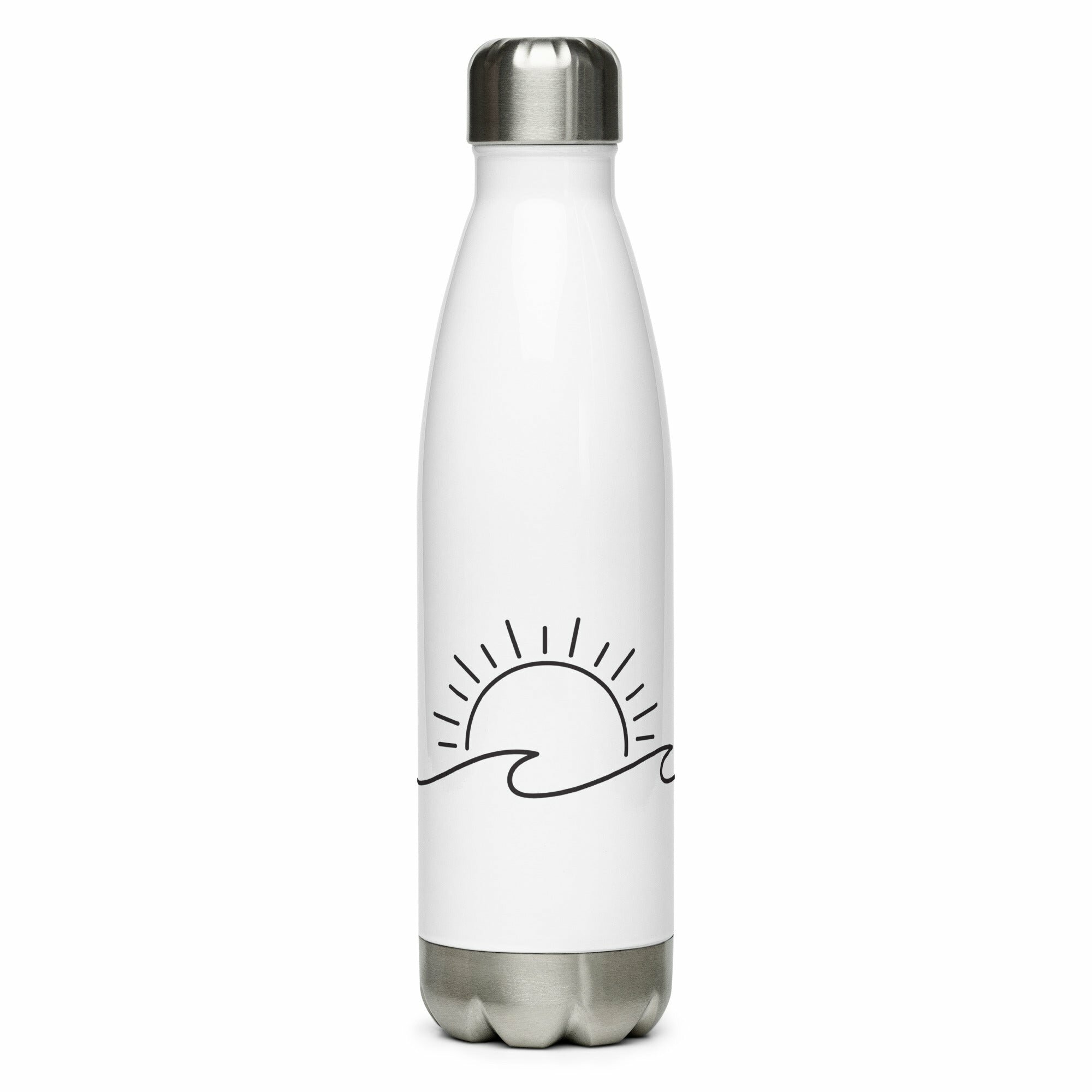 Ocean Wave Stainless Steel Water Bottle 17 oz