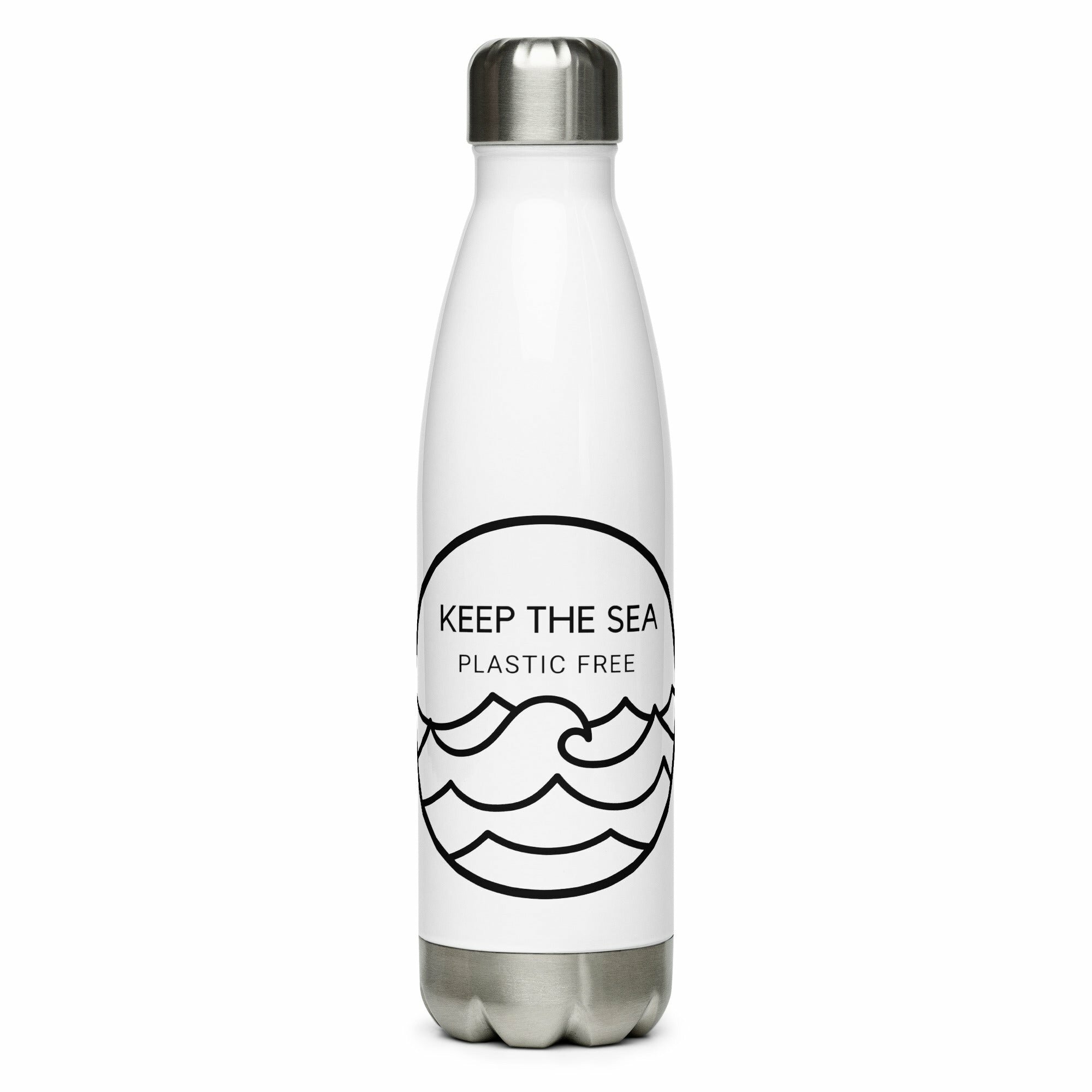 Keep The Sea Plastic Free Stainless Steel Water Bottle 17 oz
