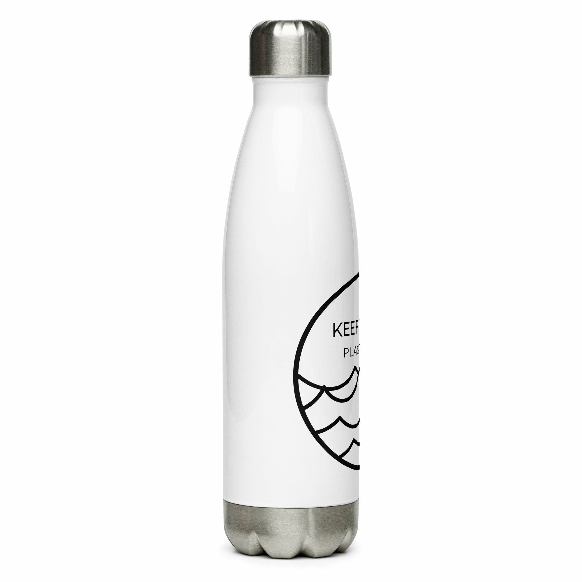 Keep The Sea Plastic Free Stainless Steel Water Bottle 17 oz
